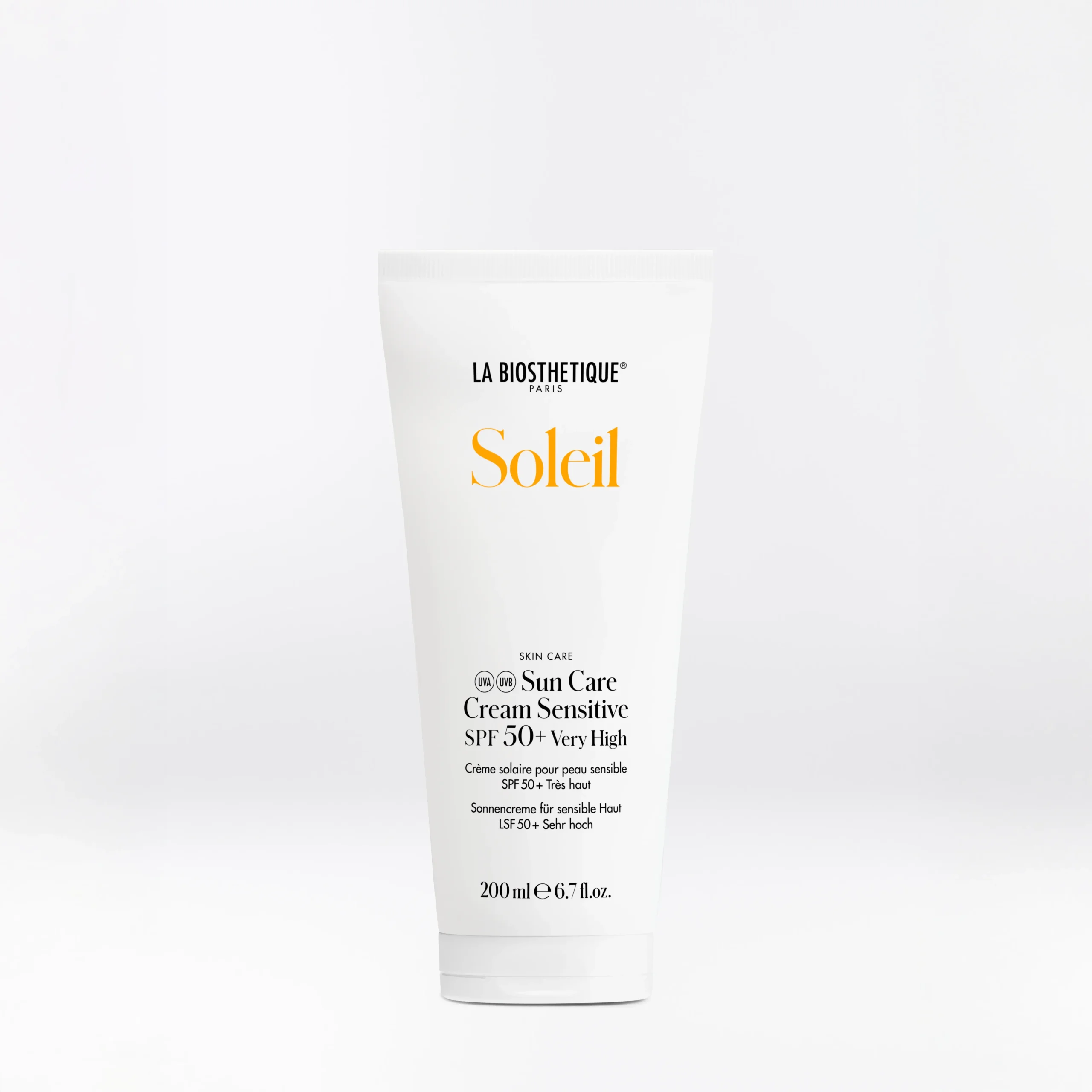 Skin Soleil 002354 Sun Care Cream Sensitive SPF 50 200ml C1 25 sRGB 1125 web